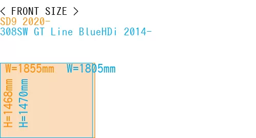 #SD9 2020- + 308SW GT Line BlueHDi 2014-